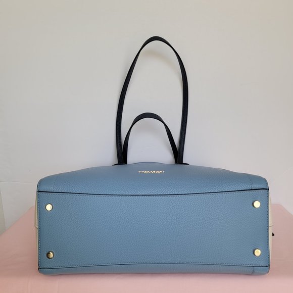KATE SPADE Knott Colorblocked Pebbled Leather Large Tote- Morning Sky Multi 🎈⭐ - Picture 10 of 16